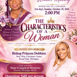 Characteristics of a Woman